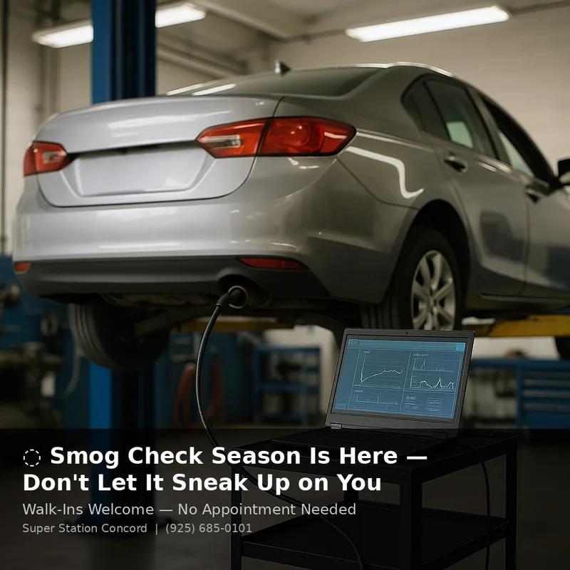️ Smog Check Season Is Here — Don't Let It Sneak Up on You
