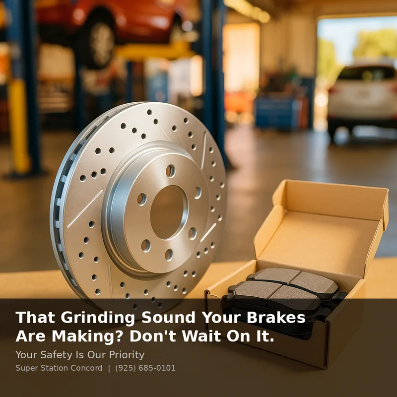 That Grinding Sound Your Brakes Are Making? Don't Wait On It.