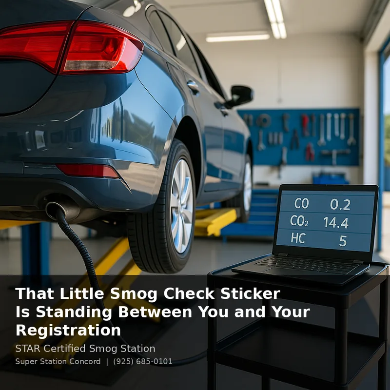 That Little Smog Check Sticker Is Standing Between You and Your Registration