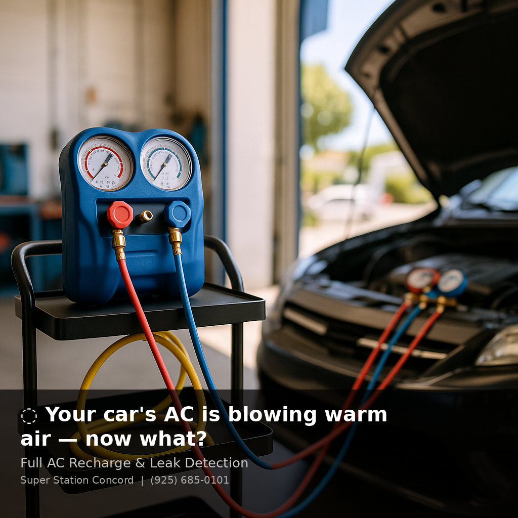 ️ Your car's AC is blowing warm air — now what?