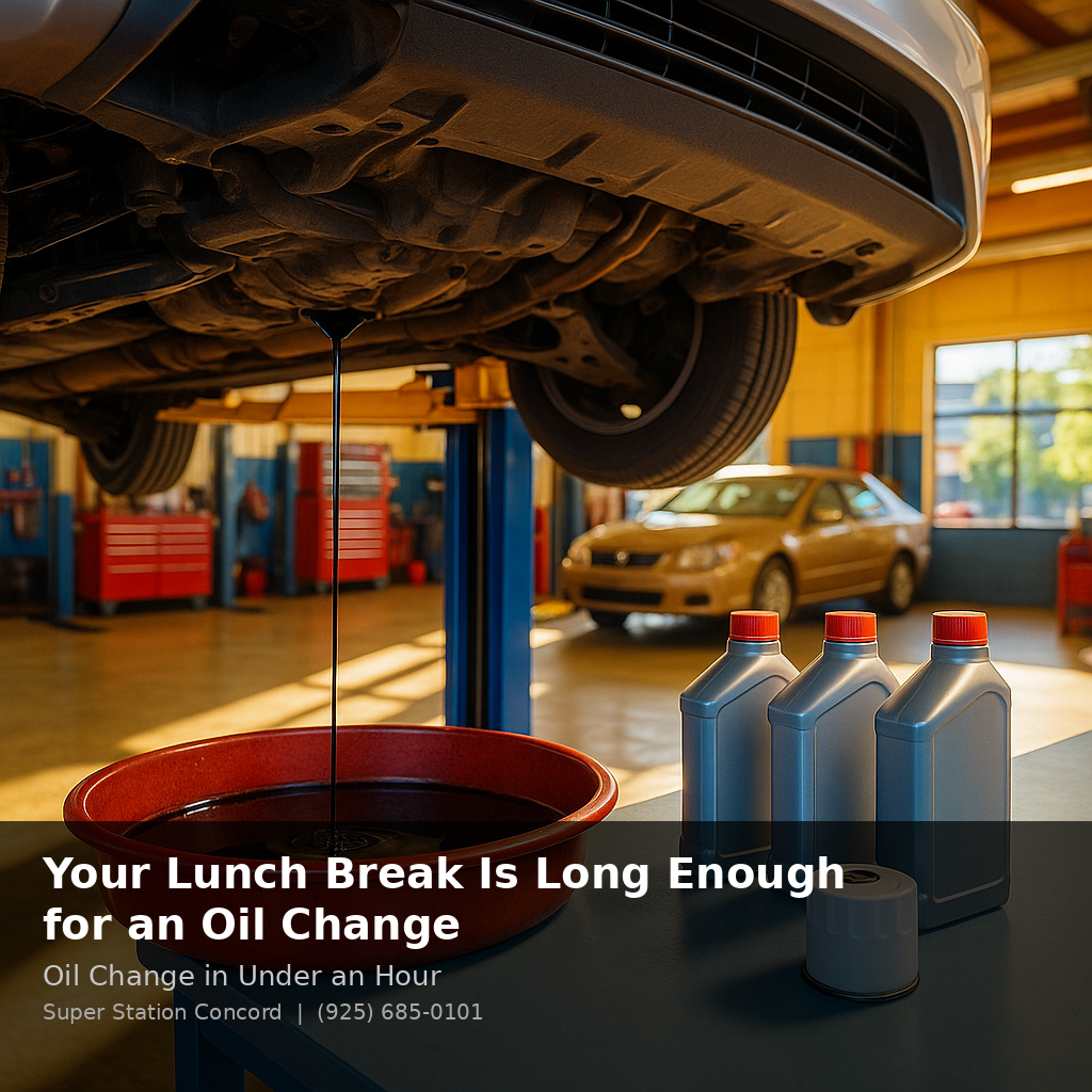 Your Lunch Break Is Long Enough for an Oil Change
