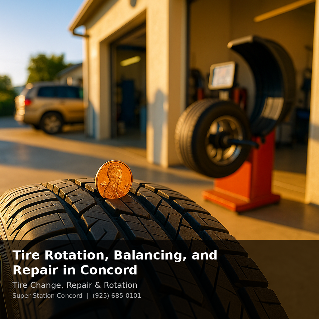 Tire Rotation, Balancing, and Repair in Concord