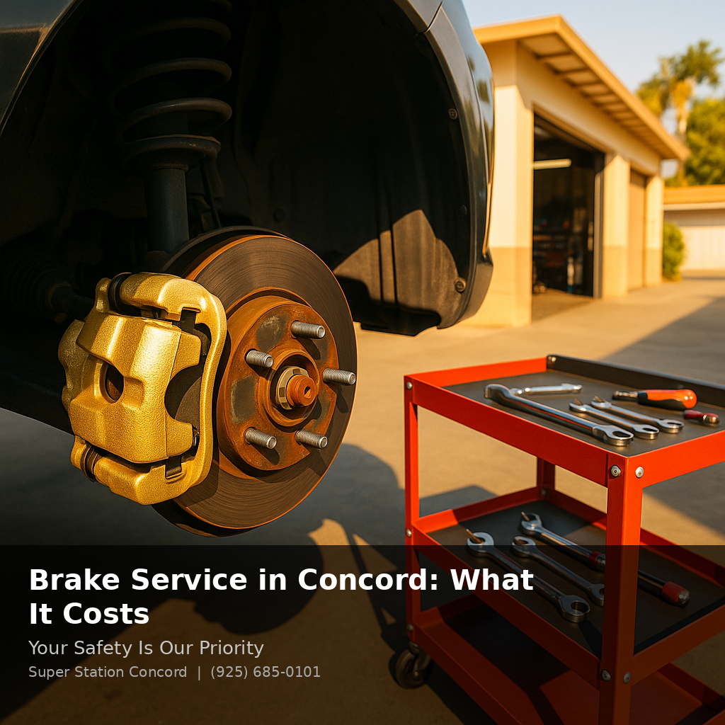 Brake Service in Concord: What It Costs