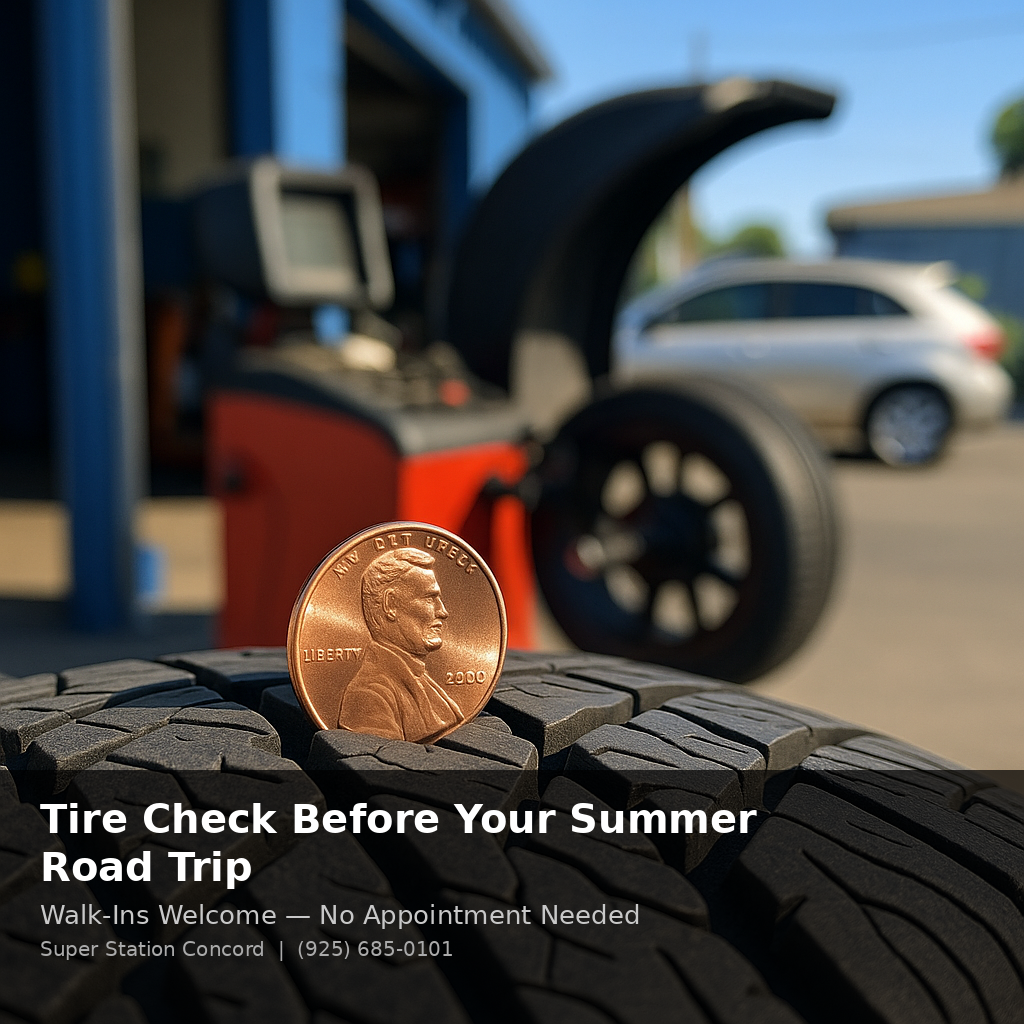 Tire Check Before Your Summer Road Trip